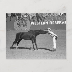 Cartão Postal Big Horse Kiss, 1940