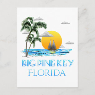 Cartão Postal Big Pine Key Navegação Florida Keys