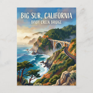 Cartão Postal Big Sur EUA