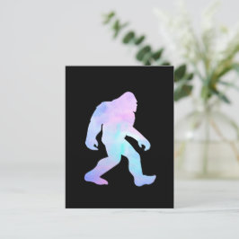 Cartão Postal Bigfoot de Aquarela