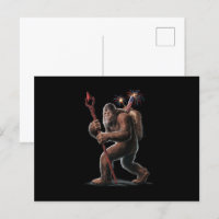 Bigfoot Fogos de Artifício 4 de Julho Bandeira dos