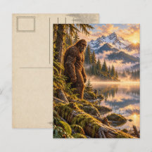 Cartão Postal Bigfoot Mountain Reflections