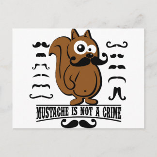 Cartão Postal bigode não é crime