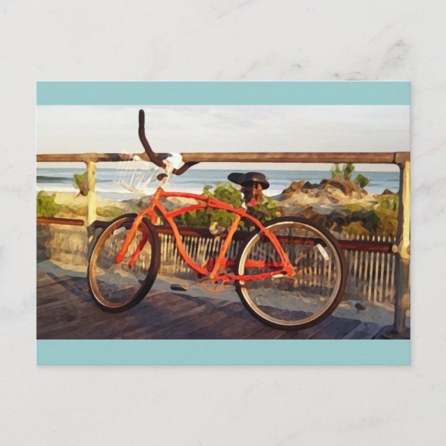 Cartão Postal Bike Boardwalk (Frente)