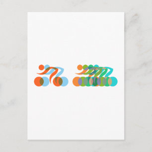 Cartão Postal Biker anormal