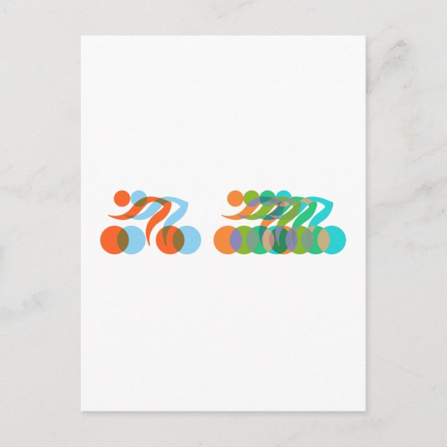 Cartão Postal Biker anormal (Frente)