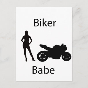 Cartão Postal Biker baby