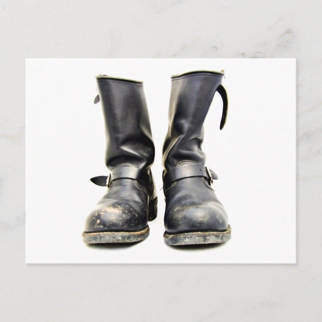 Cartão Postal Biker Boots (Frente)