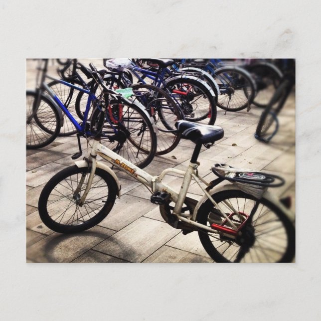 Cartão Postal Bikes na China (Frente)