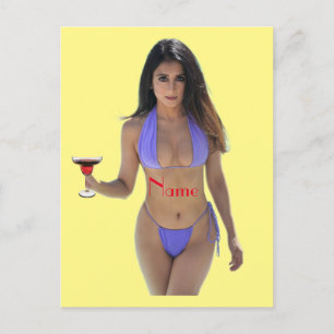 Cartão Postal Bikini Bikini - Boca-Boca de Cabeça Negra