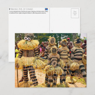 Cartão Postal Bikoro, República Democrática do Congo Viagem