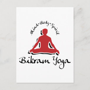 Cartão Postal Bikram Yoga Gift
