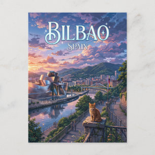 Cartão Postal Bilbao Espanha