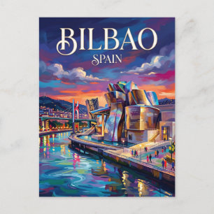 Cartão Postal Bilbao Espanha