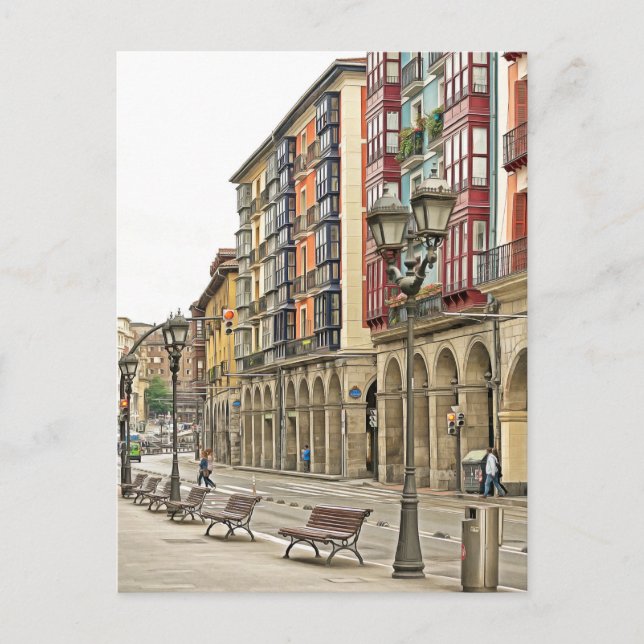 Cartão Postal Bilbau. 16. (Frente)