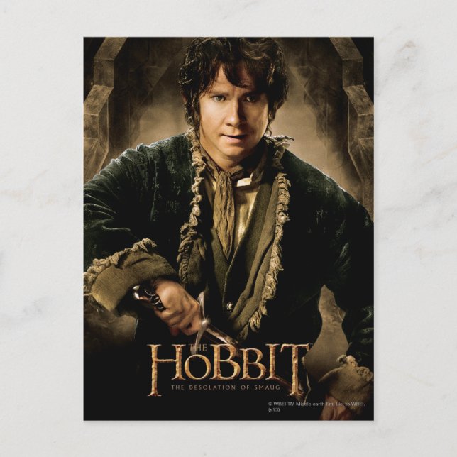 Cartão Postal BILBO BAGGINS™ Caracter Poster 1 (Frente)