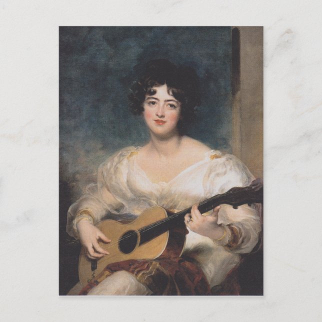 Cartão Postal Bildnis der Lady Walls (Frente)