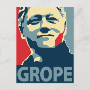 Cartão Postal Bill Clinton - Grope: Cartão-postal OHP
