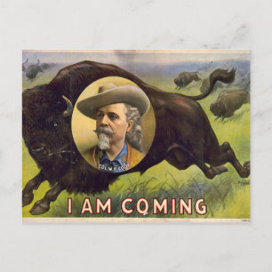 Cartão Postal Bill Cody -1899