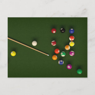 Cartão postal Billiard