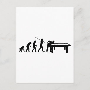 Cartão Postal Billiard Player
