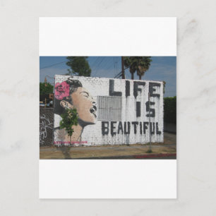 Cartão Postal Billie Holiday Street Art