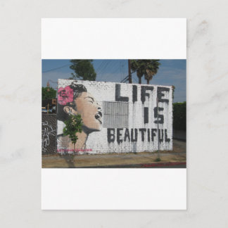 Cartão Postal Billie Holiday Street Art