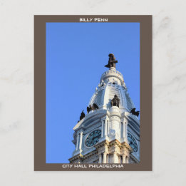 Cartão Postal Billy Penn City Hall Philadelphia