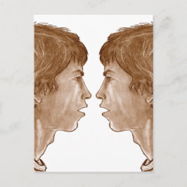 Cartão Postal Billy... Retrato de perfil duplo 2004