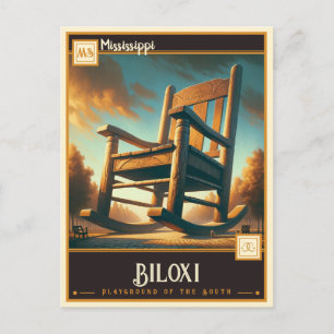 Cartão Postal Biloxi, Mississippi   Vintage