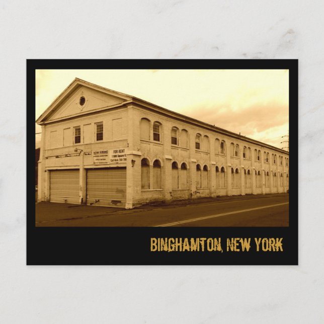 Cartão Postal Binghamton Nova York (Frente)