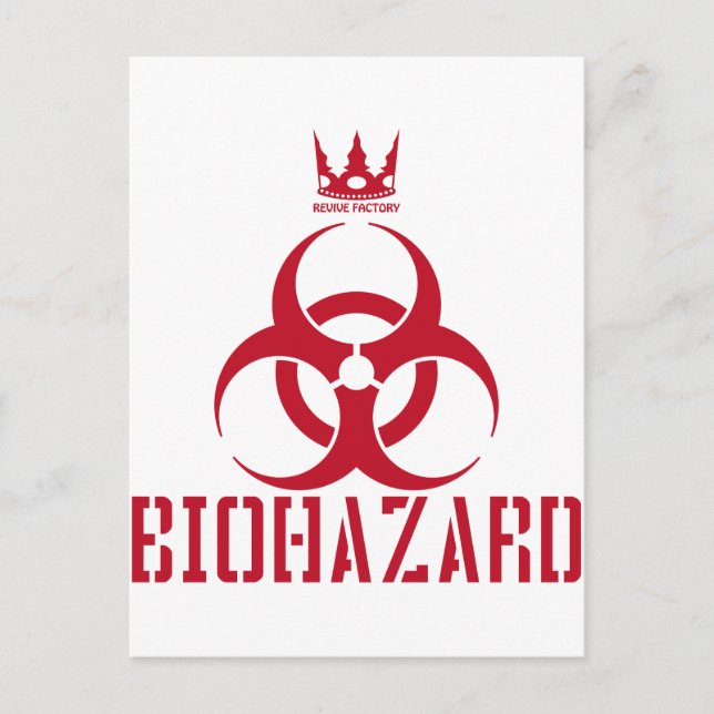 Cartão Postal BIOHAZARD（vermelho） (Frente)