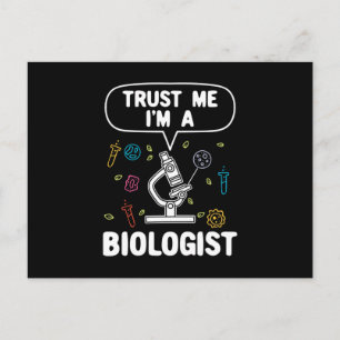 Cartão Postal Biologia Biologista Gift