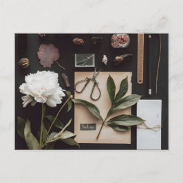 Cartão Postal Biology science Flat Lay Academia