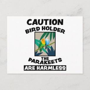 Cartão Postal Bird Cute Exotic Animal Design Birds Amigos Presen