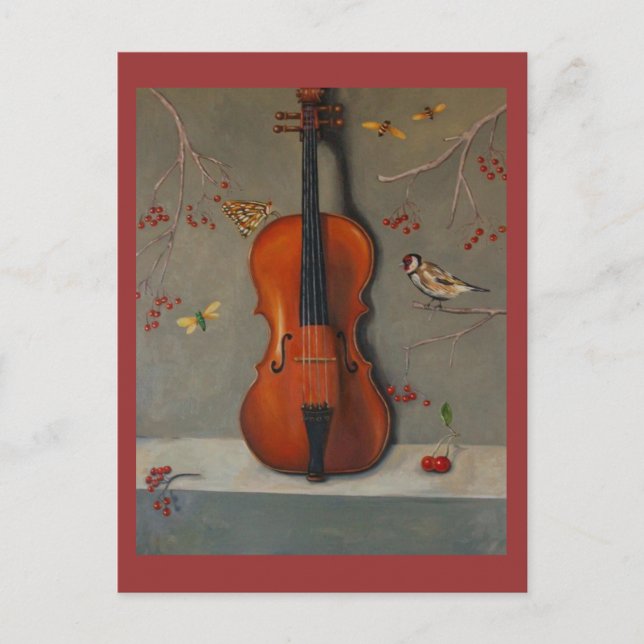 Cartão Postal Bird Song (Frente)
