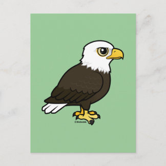 Cartão Postal Birdorable Bald Eagle