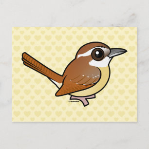 Cartão Postal Birdorable Carolina Wren