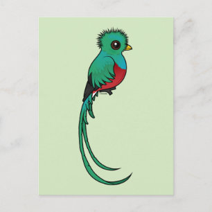 Cartão Postal Birdorable Resplendent Quetzal