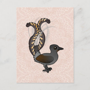 Cartão Postal Birdorable Superb Lyrebird