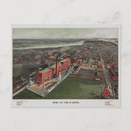 Cartão Postal Birds Eye View de Boston