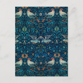 Cartão Postal Birds (Vintage Floral Pattern) (por William Morris