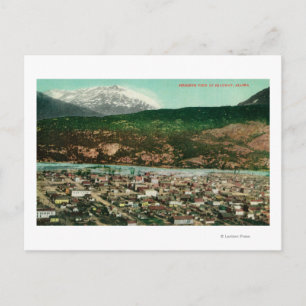 Cartão Postal Birdseye View of Skagway, AlaskaSkagway, AK