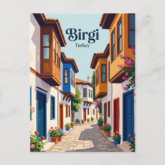 Cartão Postal Birgi Turquia (Frente)