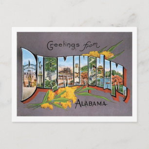 Cartão Postal Birmingham Alabama, Viagem, Cidade dos EUA