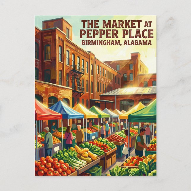 Cartão Postal Birmingham EUA (Frente)