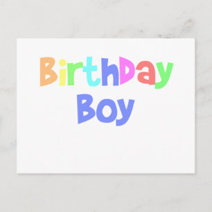 Cartão Postal Birthday Boy