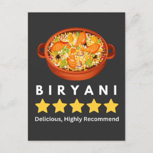 Cartão Postal biryani lover T-Shirt
