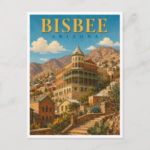 Cartão Postal Bisbee Arizona Copper Queen GeoSaga