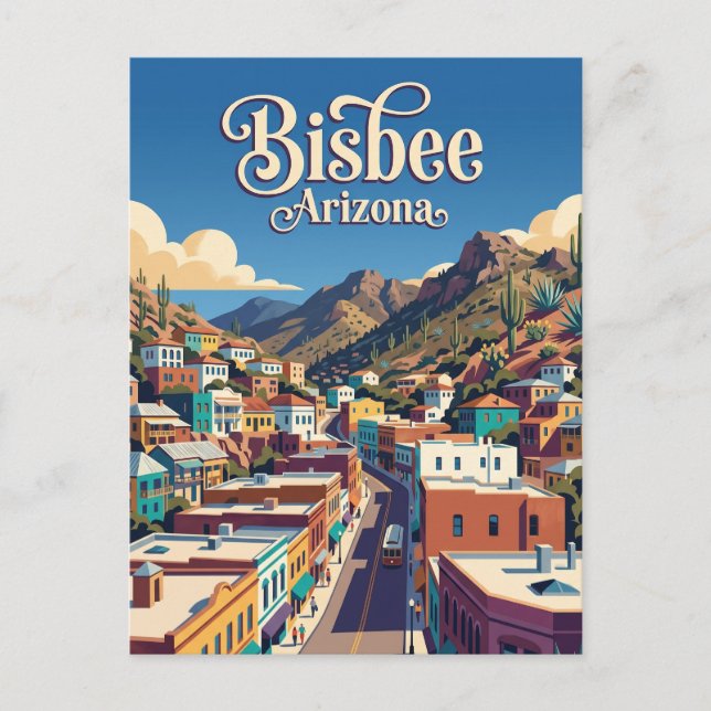 Cartão Postal Bisbee EUA (Frente)